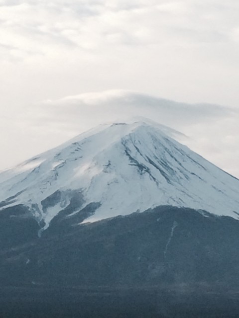 富士山の傘雲